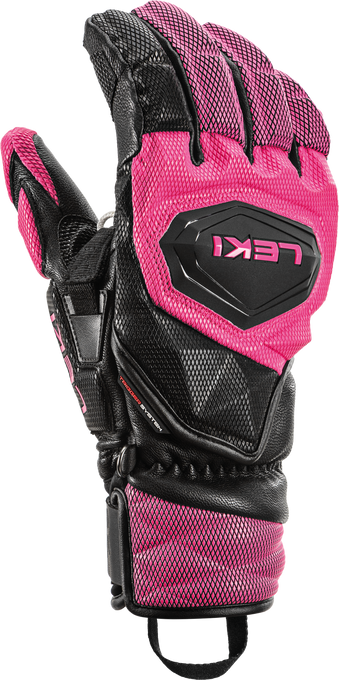 Lyžiarske rukavice LEKI WCR Venom SL 3D Pink - 2025/26