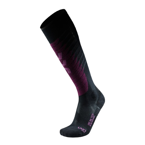 Lyžiarske ponožky UYN Women Ski One Biotech Black/Purple - 2025/26