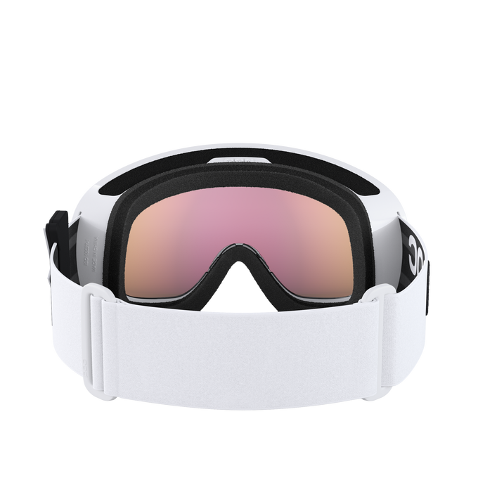 Lyžiarske okuliare POC Fovea Mid Blixten White/Partly Sunny Orange - 2025/26