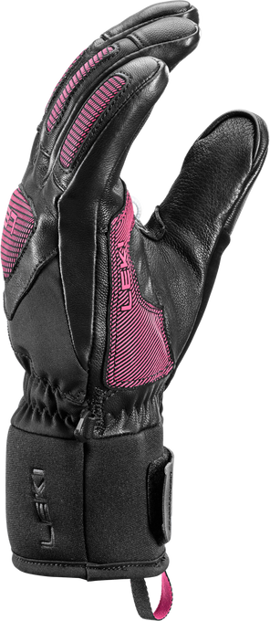 Lyžiarske rukavice LEKI Griffin Pro 3D Woman Black/Rose- 2024/25