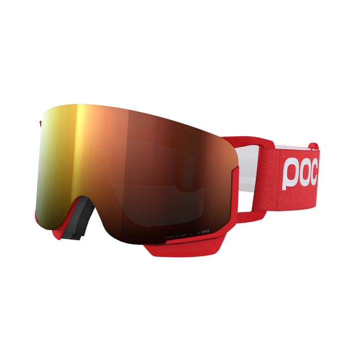 Lyžiarske okuliare POC Nexal Mid Prismane Red/Partly Sunny Orange - 2025/26