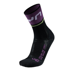 Outdoorové ponožky UYN Woman Cycling One Light Socks  Black/Violet