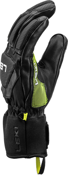 Lyžiarske rukavice LEKI Griffin Pro 3D Black/Neon - 2025/26