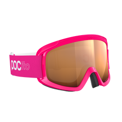 Lyžiarske okuliare POC POCito Opsin Fluorescent Pink/Partly Sunny Light Orange - 2025/26