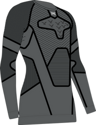 Funkčné tričko X-bionic Symbio Merino Shirt LS Men Rhino Grey - 2024/25