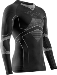 Funkčné tričko X-bionic Energy Accumulator Light Shirt LS Black/Light Grey - 2024/25