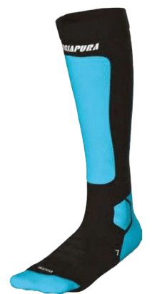Lyžiarske ponožky Energiapura Heat Merino Socks Turquise/Black - 2025/26
