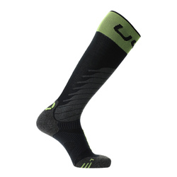 Lyžiarske ponožky UYN Man Ski One Merino Socks Black/Lime - 2024/25