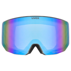 Lyžiarske okuliare Uvex lace ATTRACT FM Black Matt/Mirror Blue + spare lens - 2025/26