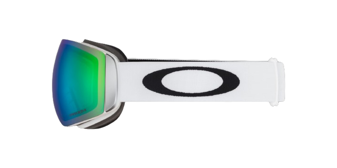 Lyžiarske okuliare Oakley Flight Deck M Prizm Snow Jade Iridium Lenses / Matte White - 2024/25