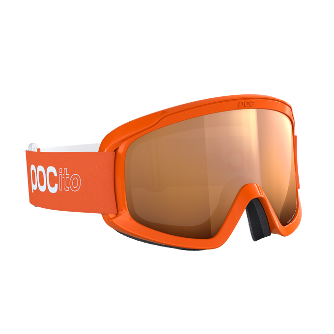 Lyžiarske okuliare POC POCito Opsin Fluorescent Orange/Partly Sunny Light Orange - 2025/26
