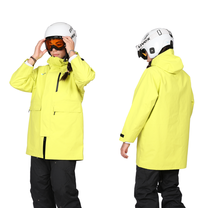 Plastenka Level Race Rain Coat Junior Yellow/Black - 2025/26