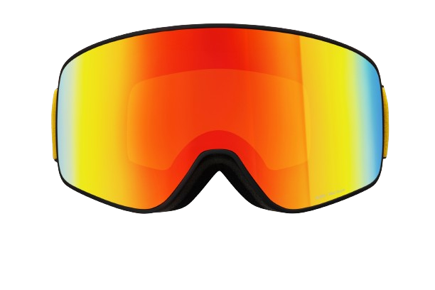 Lyžiarske okuliare Red Bull Spect RUSH Black/Orange/Red mirror S2 - 2024/25
