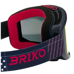 Lyžiarske okuliare Briko Vulcano Mask USA Tangaroa Blue Red - 2024/25