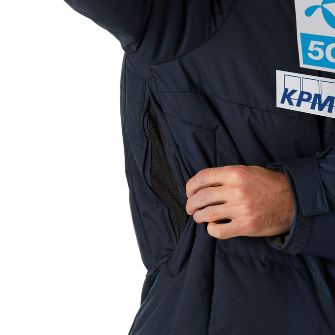 Lyžiarska bunda Helly Hansen Kvitfjell Race Puffy Jacket Navy NSF Team - 2024/25