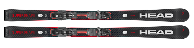 Zjazdové lyže HEAD Supershape E-Rally + PRD 12 GW Matt Black - 2025/26