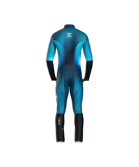 Lyžiarska kombinéza Energiapura Aurora Blue Junior (insulated, unpadded) - 2024/25