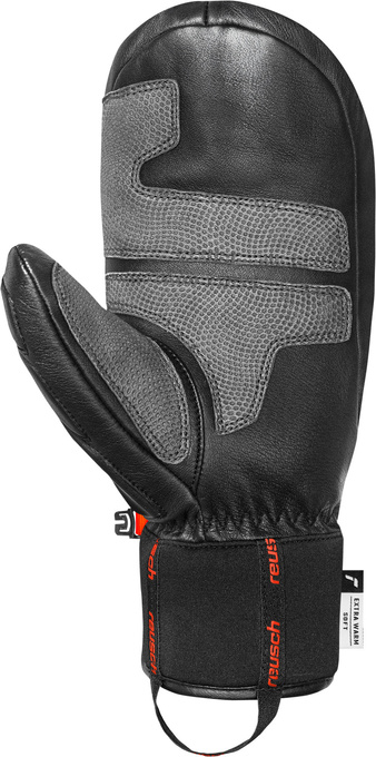 Lyžiarske rukavice Reusch World Champ Mitten Black/Fluo Red - 2025/26