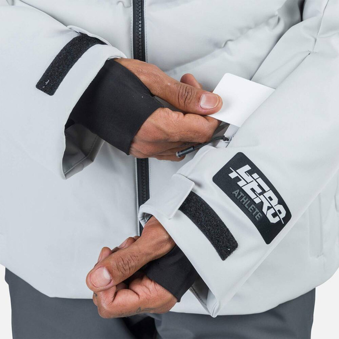 Lyžiarska bunda Rossignol Hero Blackside Puffy JKT Soft Gray - 2024/25