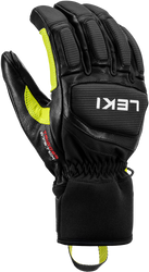 Lyžiarske rukavice LEKI Griffin Pro 3D Black/Neon - 2025/26
