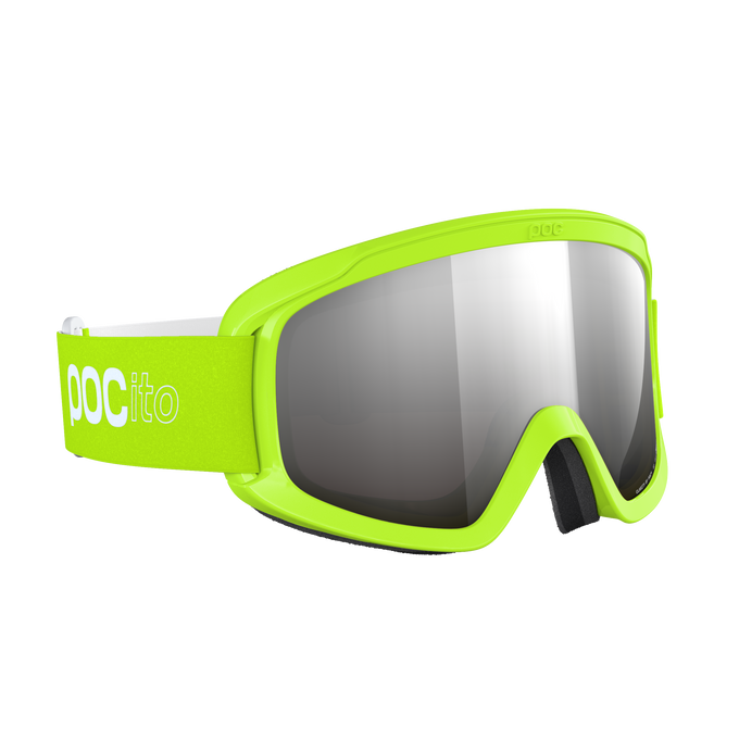 Lyžiarske okuliare POC POCito Opsin Fluorescent Yellow/Green/Partly Sunny Silver - 2025/26