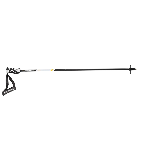 Zjazdové palice Gabel Carbon Cross Black/White CC Matt - 2024/25