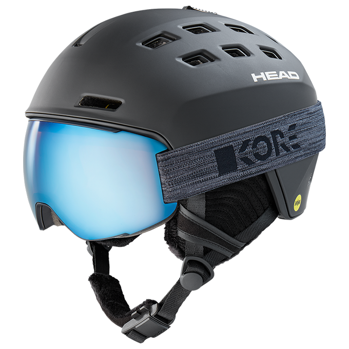 Lyžiarska helma HEAD REV MIPS Black - 2025/26