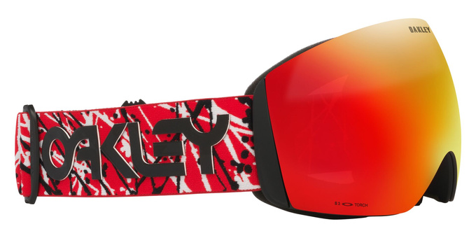 Lyžiarske okuliare Oakley Flight Deck L Red Eddie/Prizm Snow Torch Iridium - 2025/26