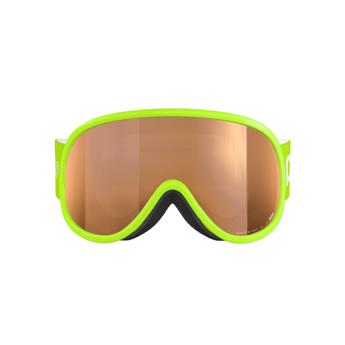 Lyžiarske okuliare POC Pocito Retina Fluorescent Yellow/Green/Partly Sunny Light Orange - 2025/26