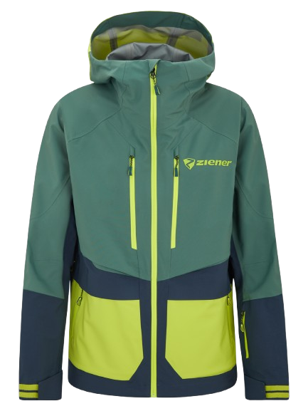 Lyžiarska bunda Ziener Trivor Man Padded Dark Navy Lime - 2025/26