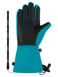Lyžiarske rukavice Ziener Laval-z As® Aw Glove Junior Unisex Aqua Breeze - 2025/26