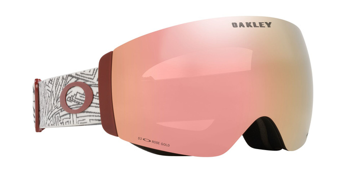 Lyžiarske okuliare Oakley Flight Deck Pro M Matte Black/Prizm Rose Gold Iridium + Additional lens Prizm Snow Black Iridium - 2025/26