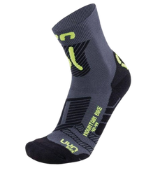 Cyklistické Ponožky UYN Man Cycling MTB Anthracite/Yellow Fluo