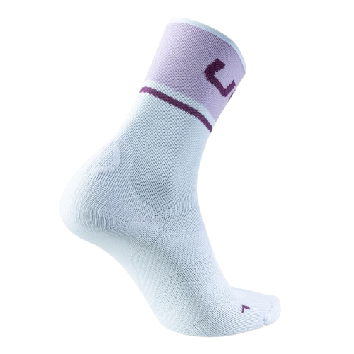 Outdoorové ponožky UYN Woman Cycling One Light Socks  White/Lilac