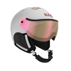 Lyžiarska helma KASK Chrome Visor White/Pink Gold - 2024/25