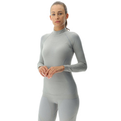 Funkčné tričko UYN Woman Evolutyon UW Shirt LG_SL Turtle Neck Flamingo/White/White - 2023/24