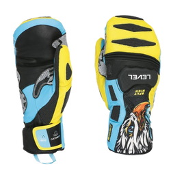 Lyžiarske rukavice Level SQ CF Mitt Yellow/Blue - 2024/25