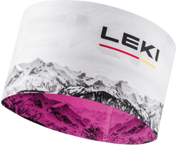 Čelenka LEKI XC Headband Neonpink/White