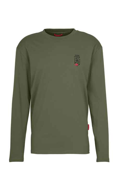 Tričko Van Deer Essential Longsleeve Khaki - 2025/26