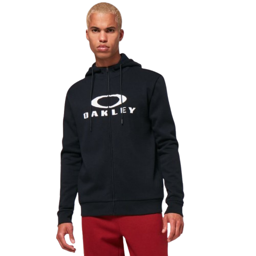 Mikina Oakley Bark FZ Hoodie 2.0 Black/White