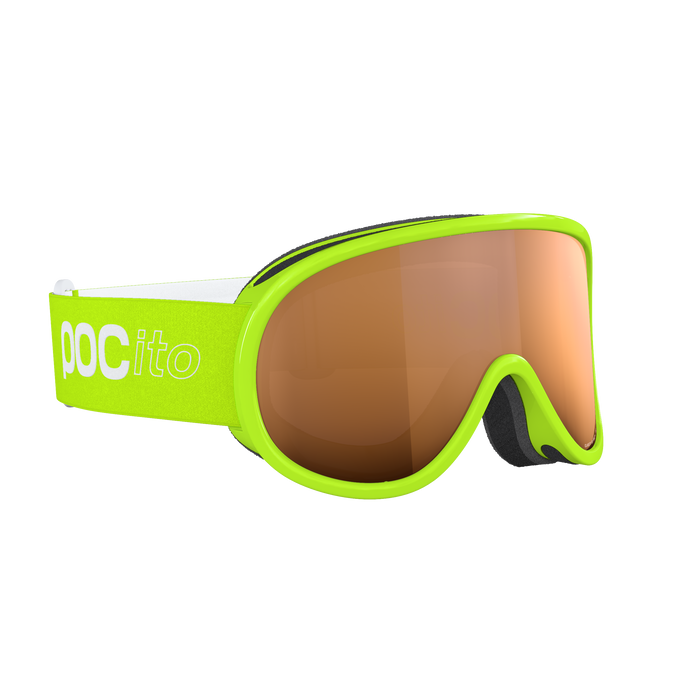 Lyžiarske okuliare POC Pocito Retina Fluorescent Yellow/Green/Partly Sunny Light Orange - 2025/26