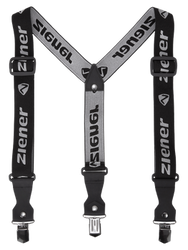 Podväzky Ziener Braces Clip Black - 2024/25
