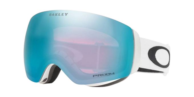 Lyžiarske okuliare Oakley Flight Deck M Matte White/Prizm Snow Sapphire Irid - 2025/26