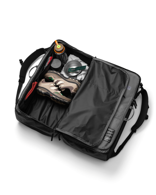 Taška DB Roamer Pro Split Duffel 90L Black Out - 2025/26