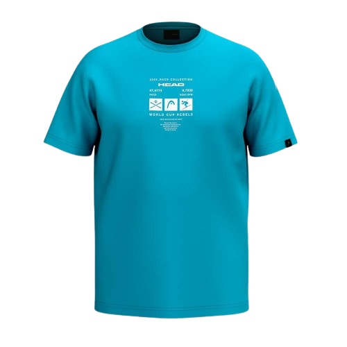 Tričko HEAD WCR T-Shirt Junior Blue - 2025/26