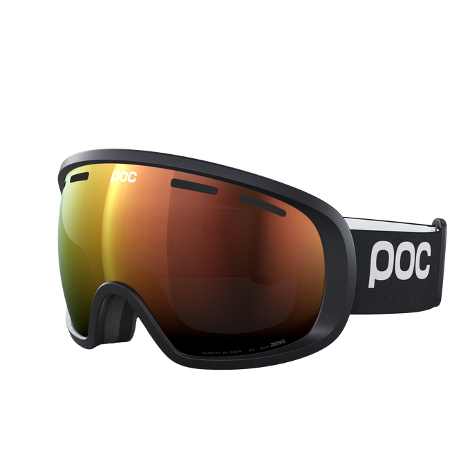 Lyžiarske okuliare POC Fovea Uranium Black/Partly Sunny Orange - 2025/26