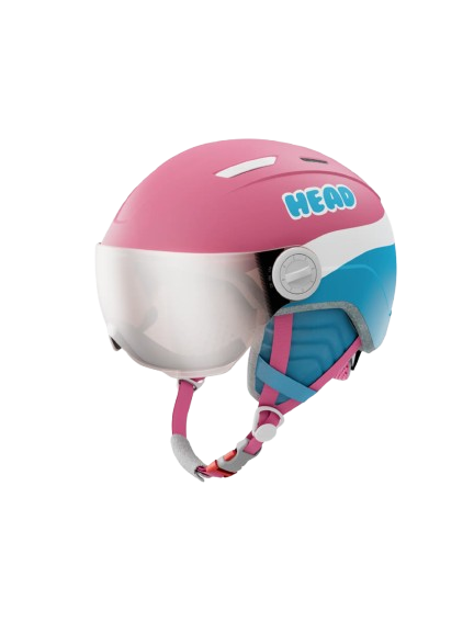 Lyžiarska helma HEAD Maja Visor Pink/Blue - 2025/26