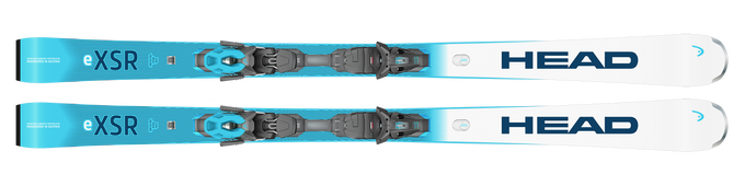 Zjazdové lyže HEAD Worldcup Rebels E.XSR + PR 11 GW Brake [G] 78 mm Matt Black/Blue Speed - 2025/26