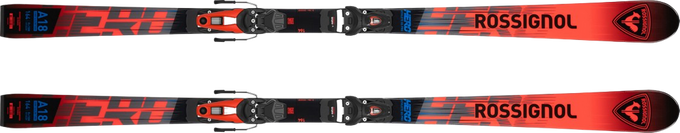 Zjazdové lyže Rossignol Hero Athlete GS PRO 126 -171 R21 + NX 10 GW B73 Black Hot Red - 2025/26