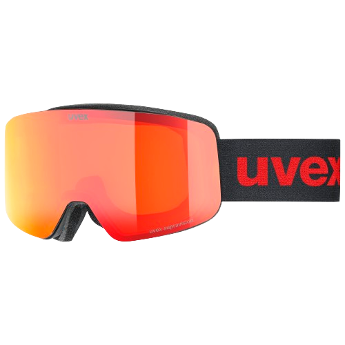 Lyžiarske okuliare Uvex PWDR FM Black Matt/Mirror Red - 2025/26